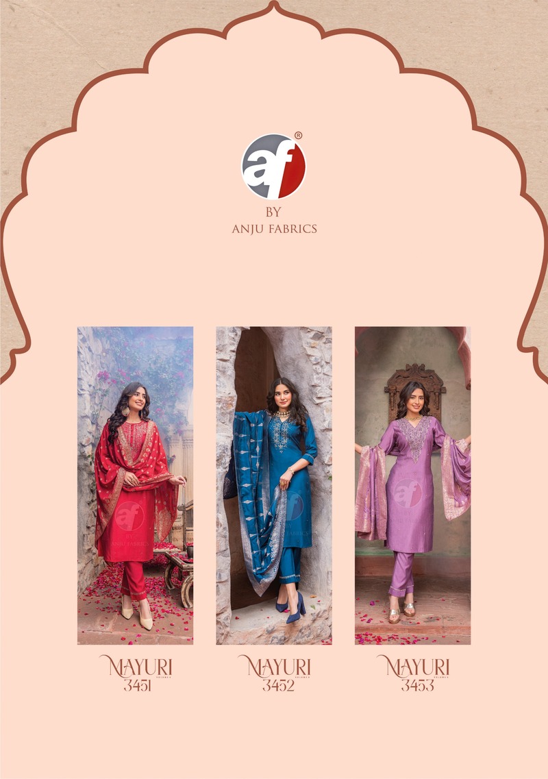 Anju Fabrics Mayuri Vol 4  Readymade Dress Catalog collection 15