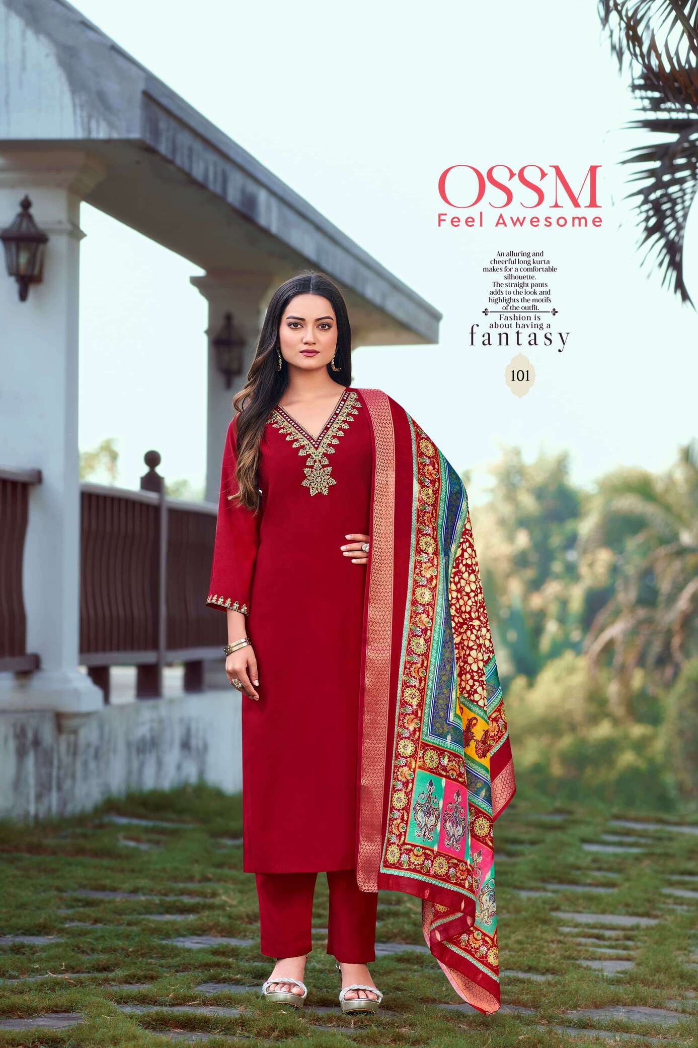 Ossm Noorei Vol 3 Embroidery Salwar Kameez Catalog collection 6