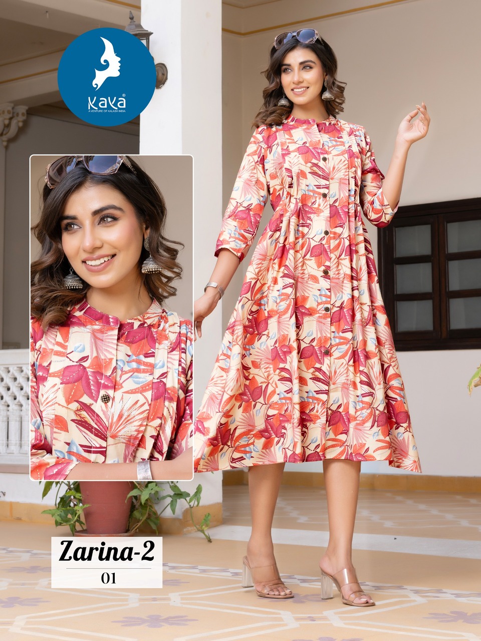 Kaya Kurti Zarina Vol 2 Anarkali Kurti Catalog collection 2