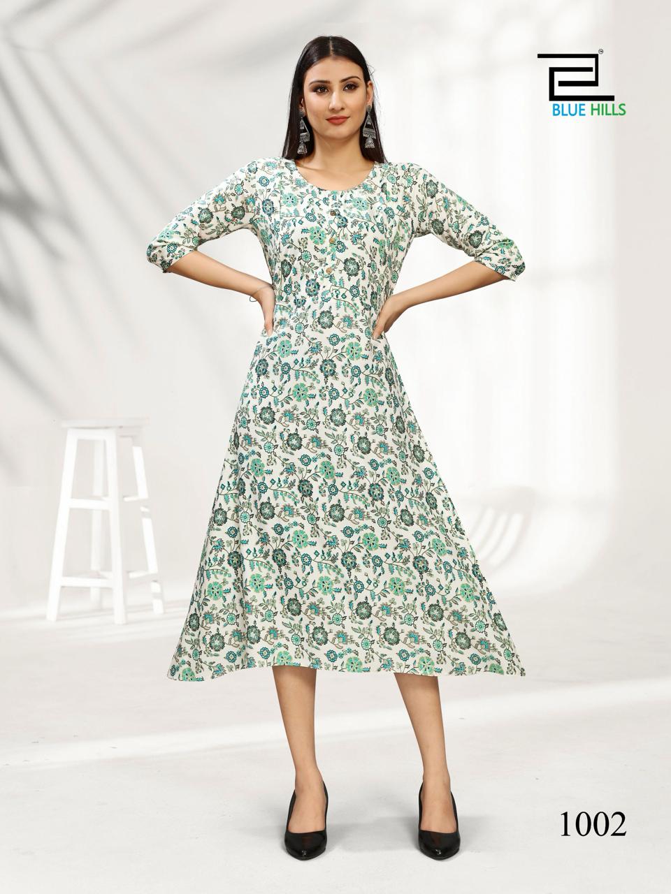 Blue Hills God Gift Feeding Kurtis Catalog collection 2