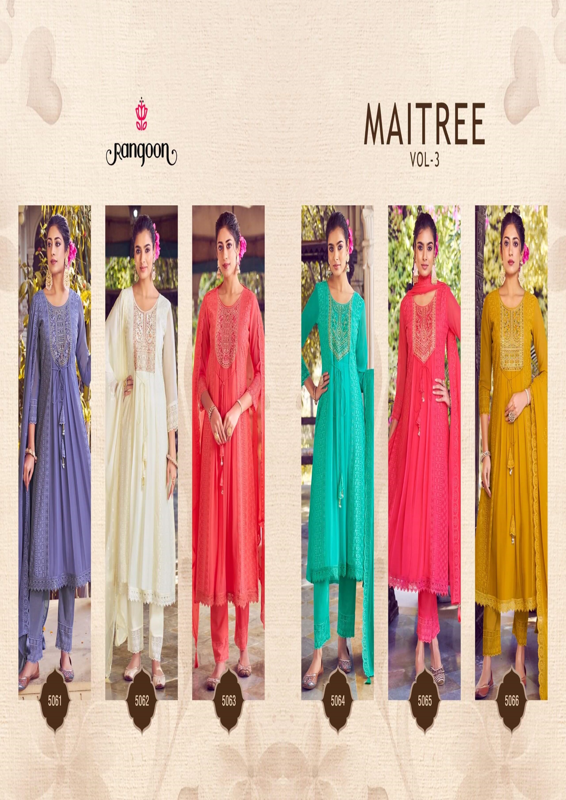 Rangoon Maitree Vol 3 Readymade Dress Catalog collection 1