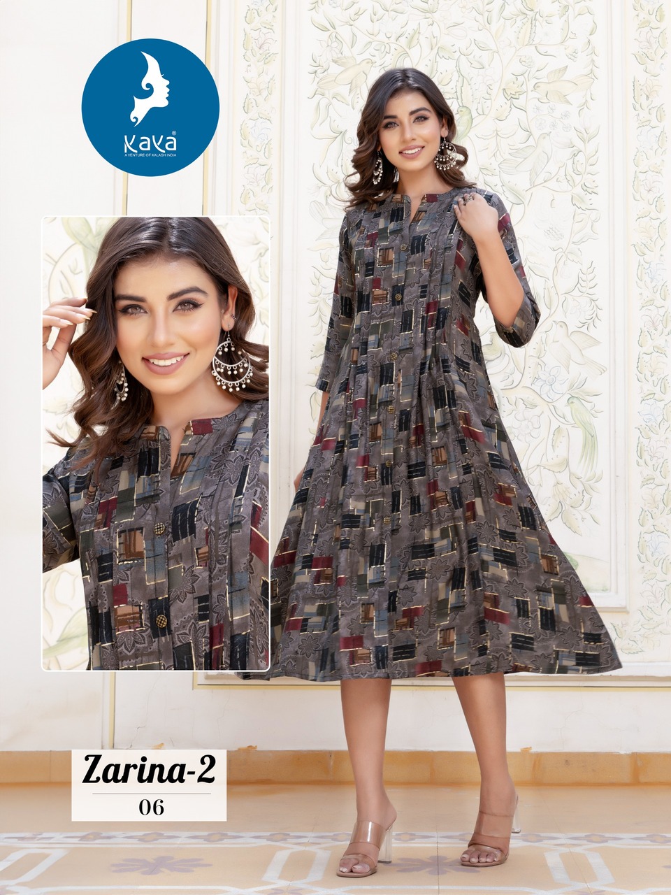 Kaya Kurti Zarina Vol 2 Anarkali Kurti Catalog collection 5