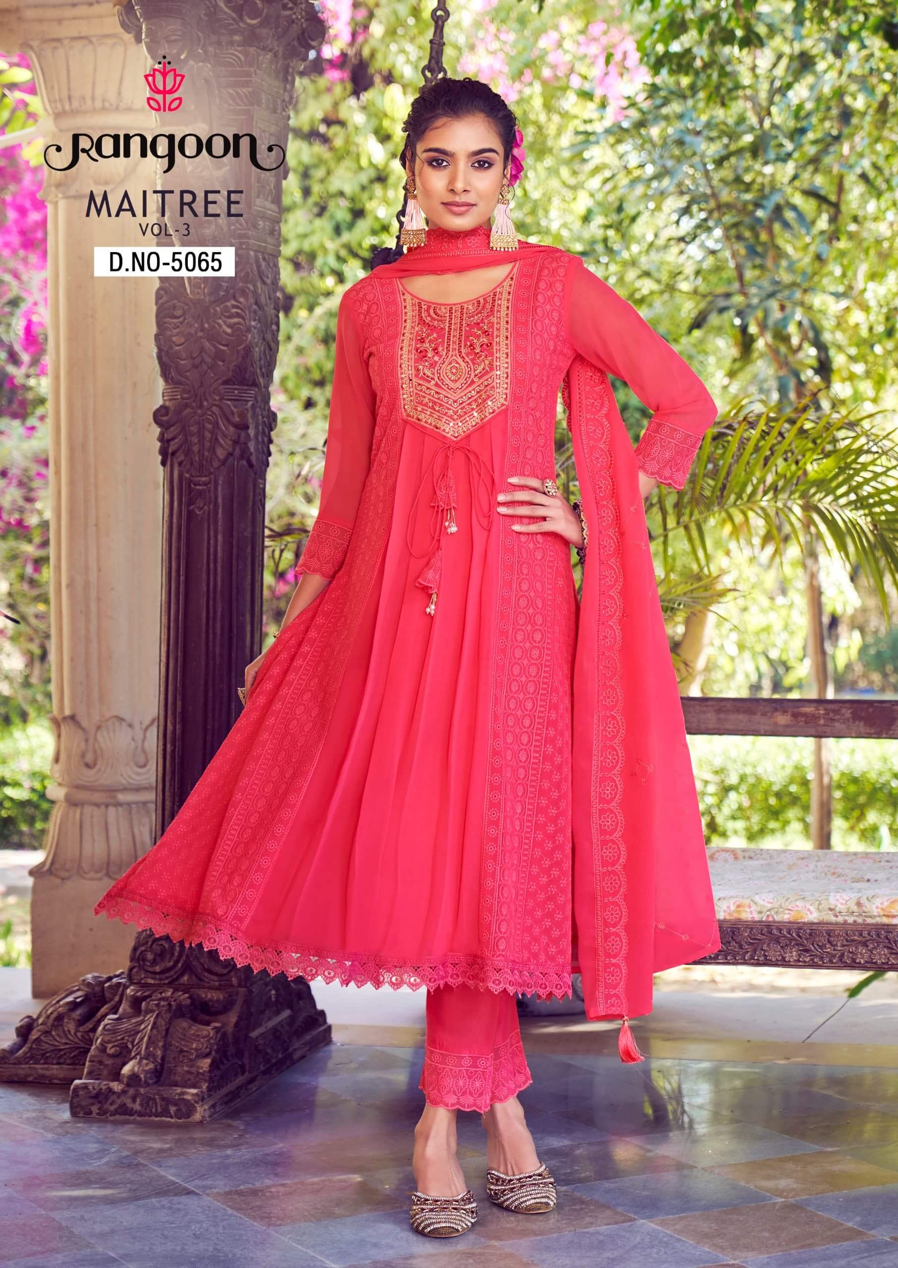 Rangoon Maitree Vol 3 Readymade Dress Catalog collection 6