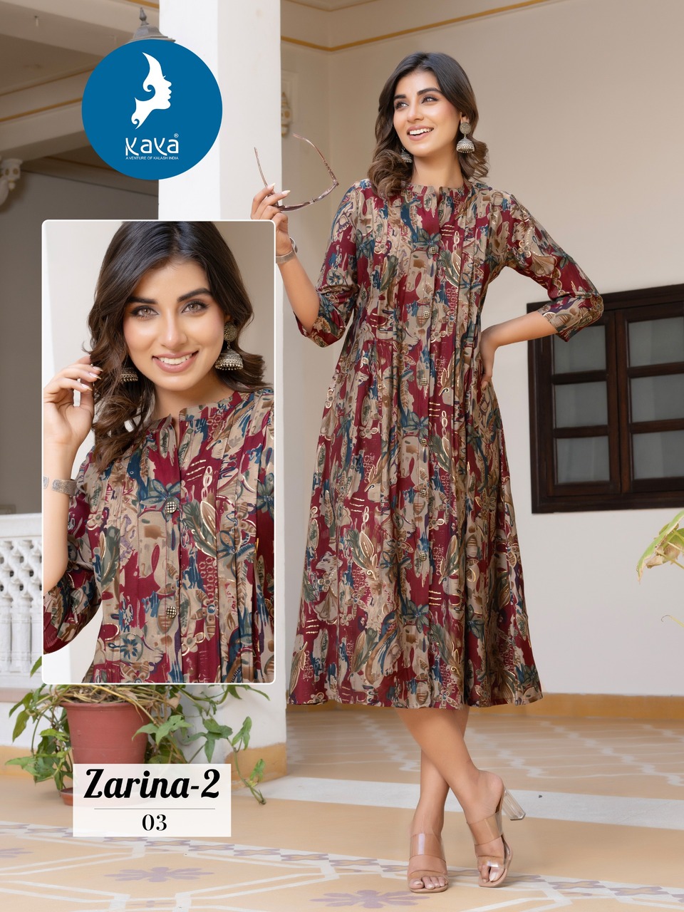 Kaya Kurti Zarina Vol 2 Anarkali Kurti Catalog collection 3