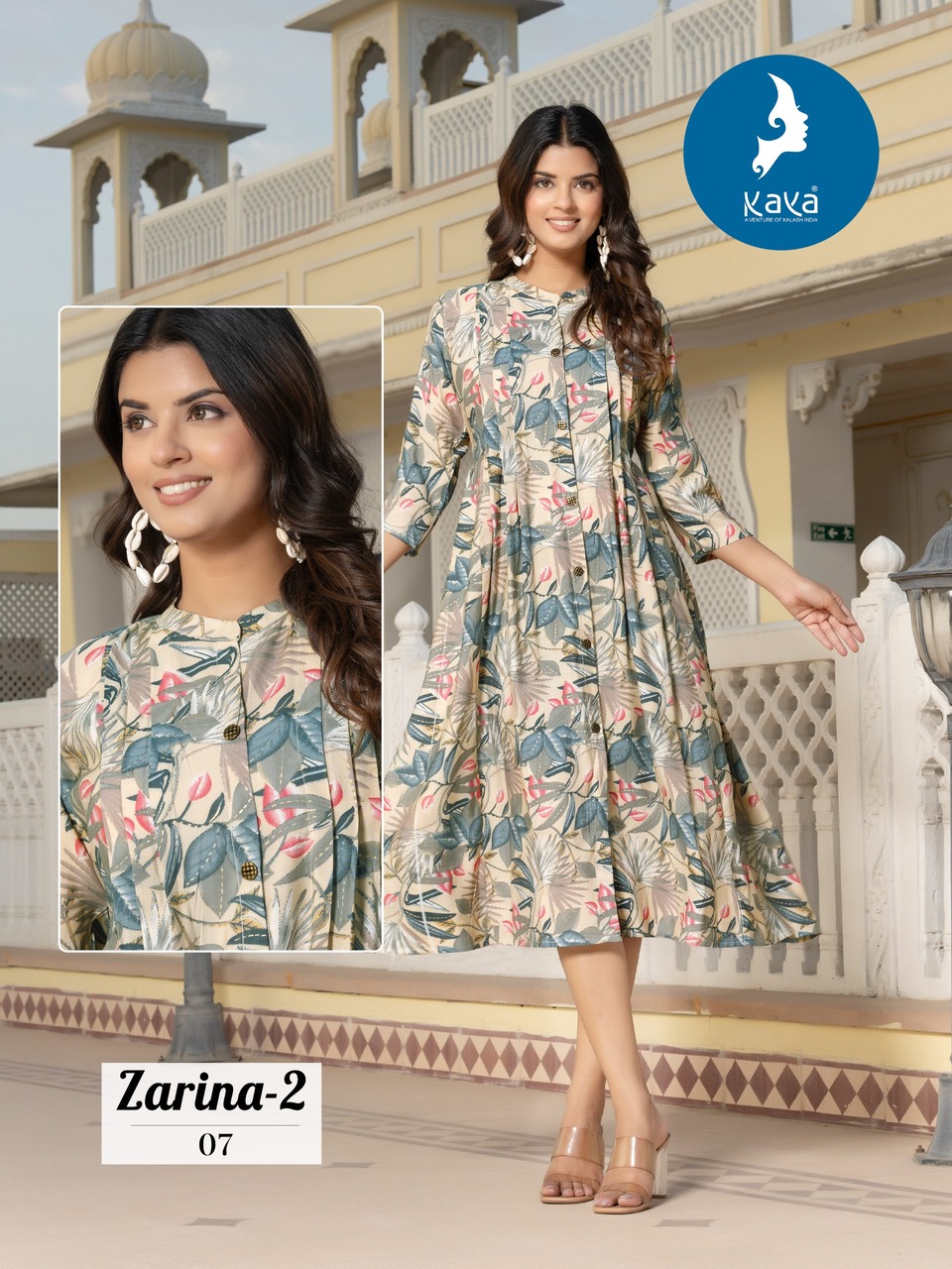 Kaya Kurti Zarina Vol 2 Anarkali Kurti Catalog collection 8