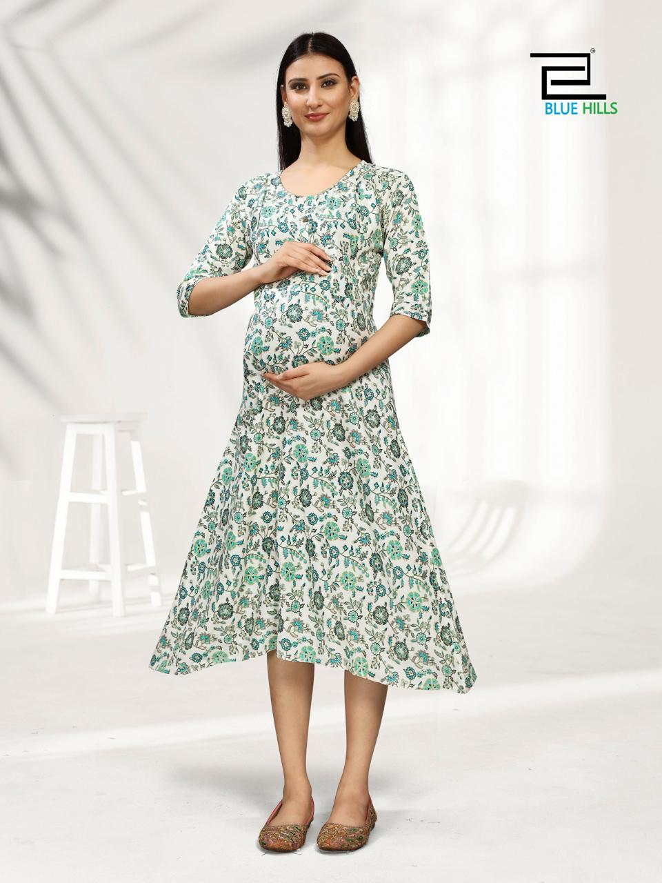 Blue Hills God Gift Feeding Kurtis Catalog collection 1