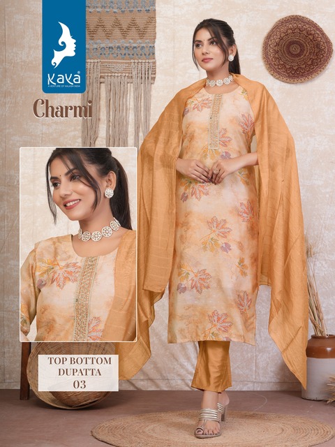 Kaya Kurti Charmi Printed Salwar Kameez Catalog collection 4