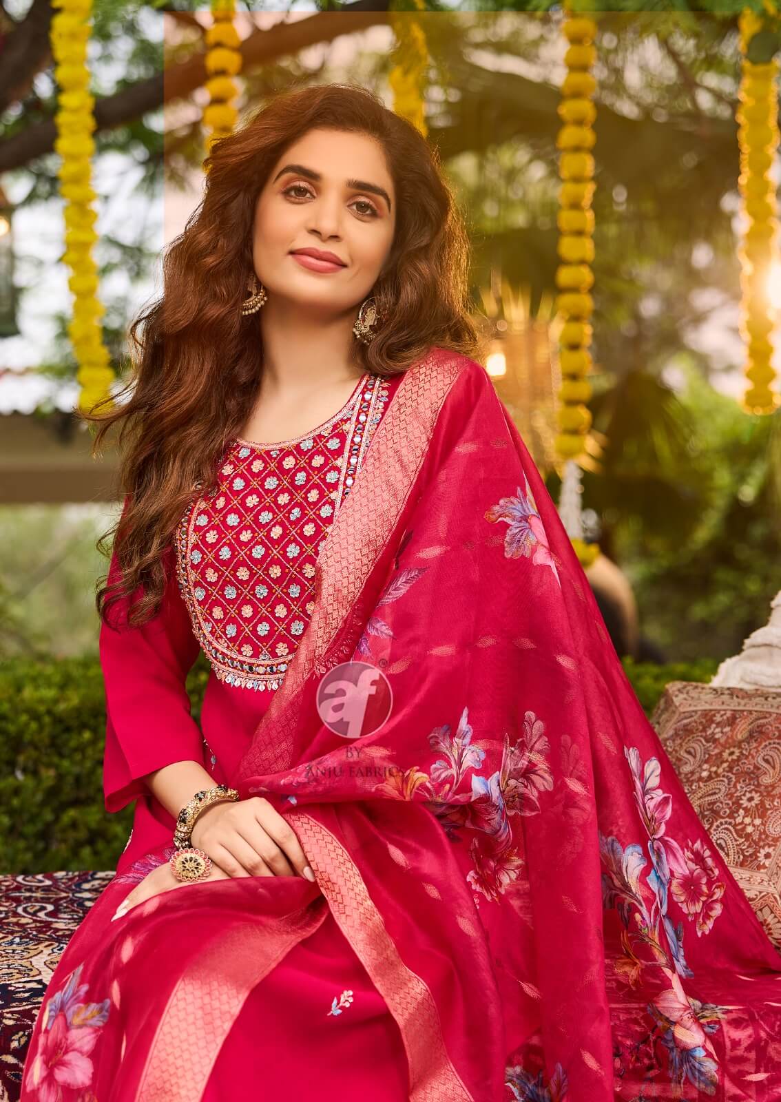 Anju Fabrics Shararat Vol 7 Readymade Dress Catalog collection 5