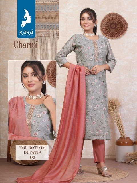 Kaya Kurti Charmi Printed Salwar Kameez Catalog collection 3