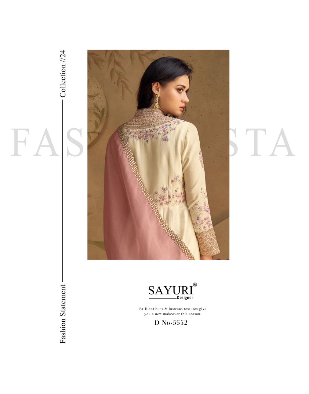 Sayuri Designer Ghazal Readymade Dress Catalog collection 9