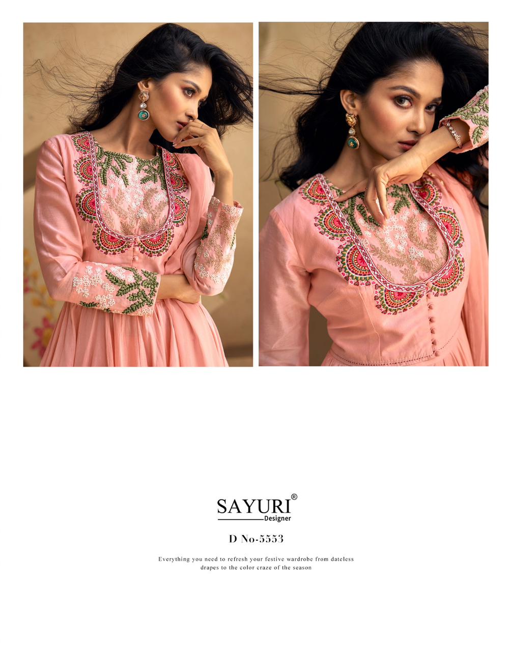 Sayuri Designer Ghazal Readymade Dress Catalog collection 13