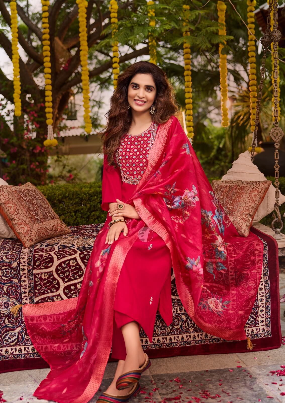 Anju Fabrics Shararat Vol 7 Readymade Dress Catalog collection 4