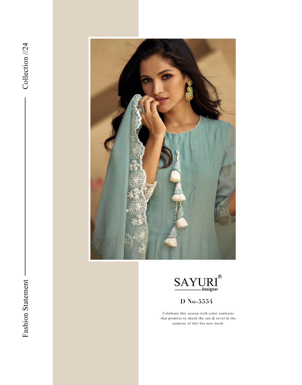 Sayuri Designer Ghazal Readymade Dress Catalog collection 5