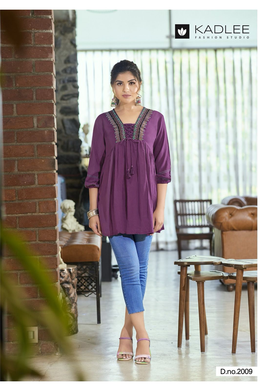 Kadlee Centuri Vol 2 Rayon Kurtis Catalog collection 7