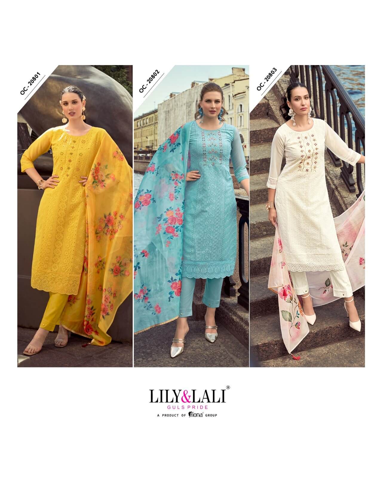 Lily Lali Organza Chikankari Vol 2 Readymade Dress Catalog collection 11