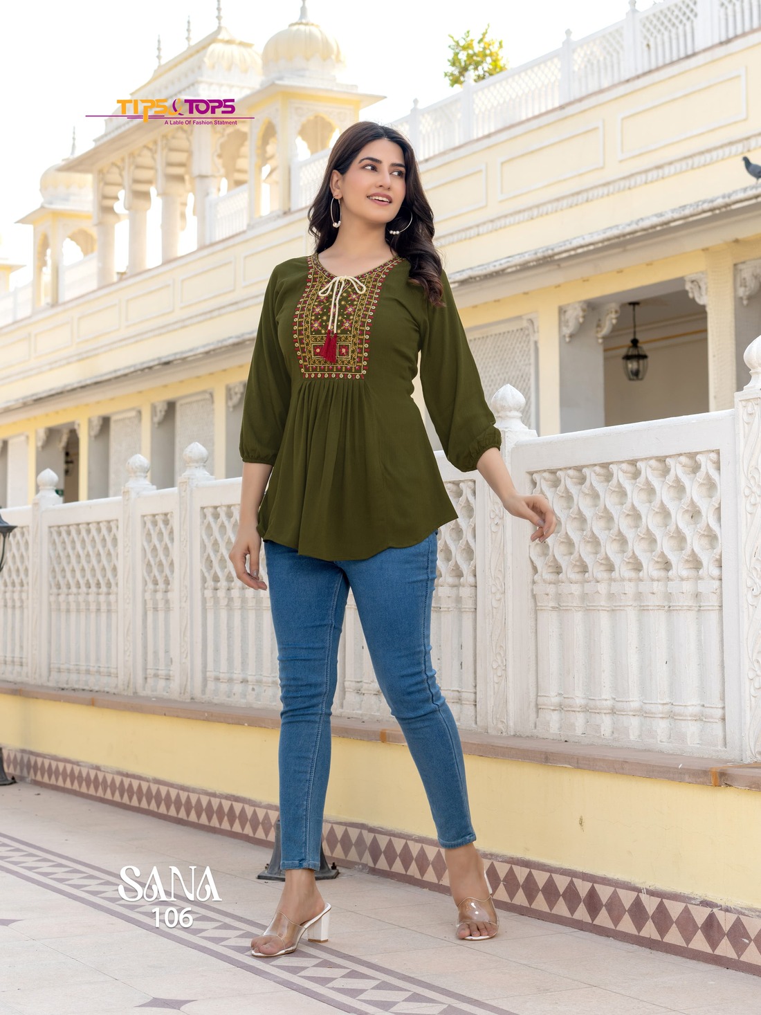 Tips And Tops Sana Vol 3 Rayon Kurti Catalog collection 4