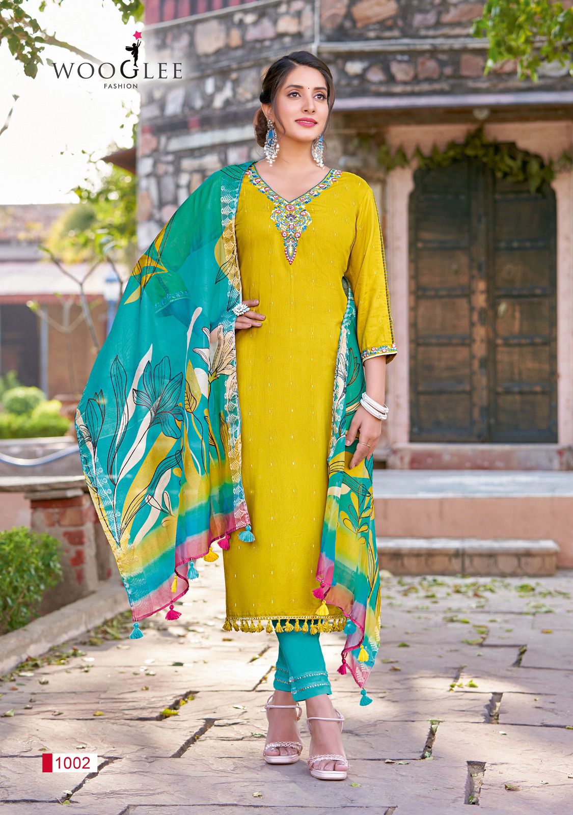 Wooglee Lamha Embroidery Salwar Kameez Catalog collection 5