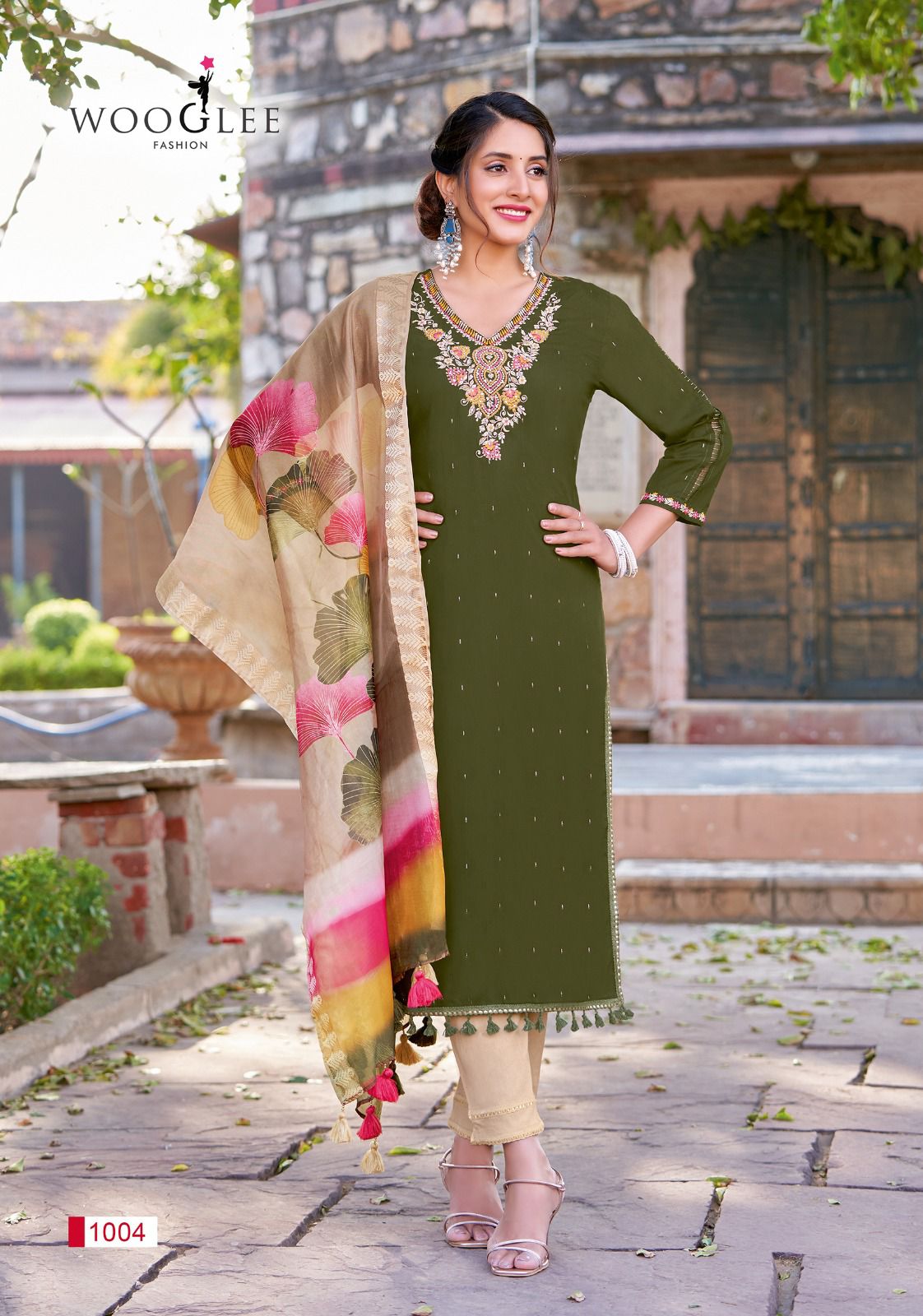 Wooglee Lamha Embroidery Salwar Kameez Catalog collection 4