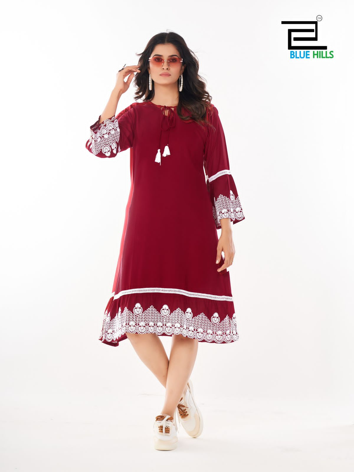 Blue Hills Wimbledon Rayon Kurti Catalog collection 7