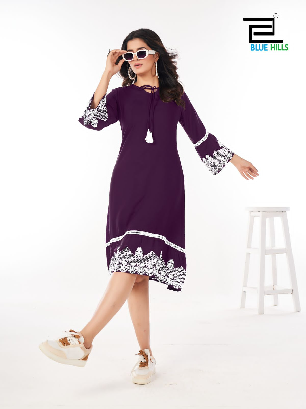 Blue Hills Wimbledon Rayon Kurti Catalog collection 5