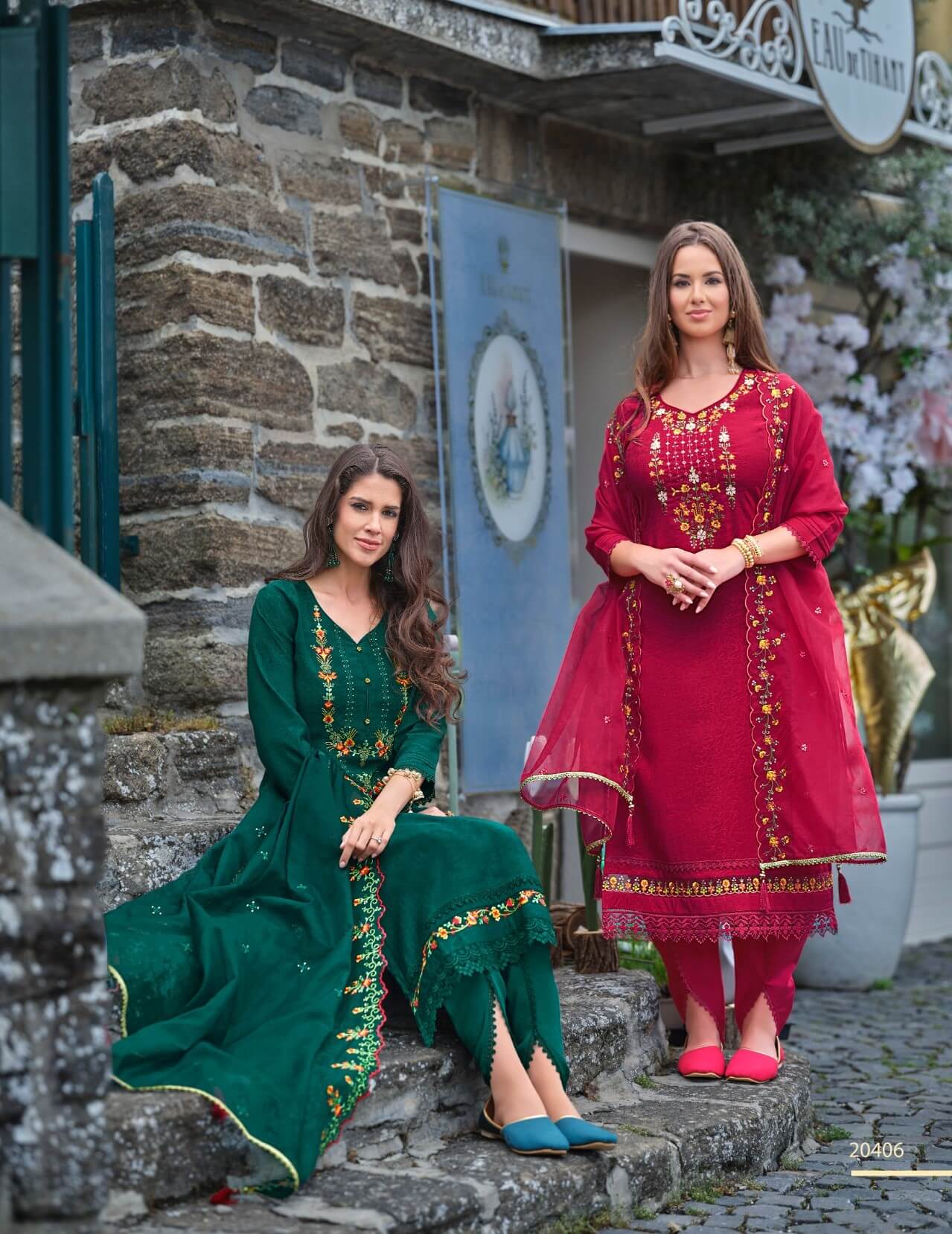 Lily Lali Miraan Vol 2 Embroidery Salwar Kameez Catalog collection 3