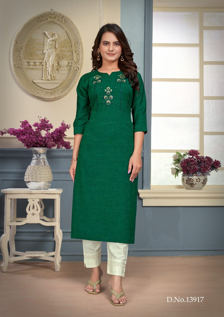 Kalaroop Kriti Casual Wear Kurti Catalog collection 4