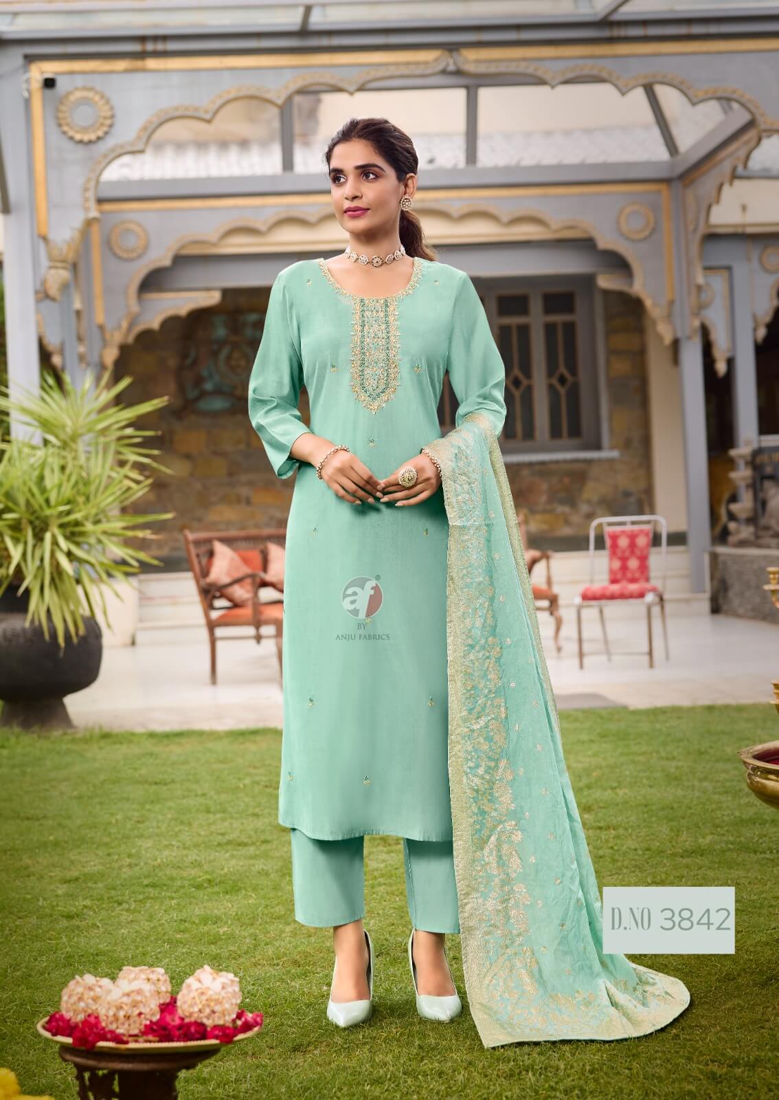 Anju Fabrics Vastra Vol 3 Readymade Dress Catalog collection 8