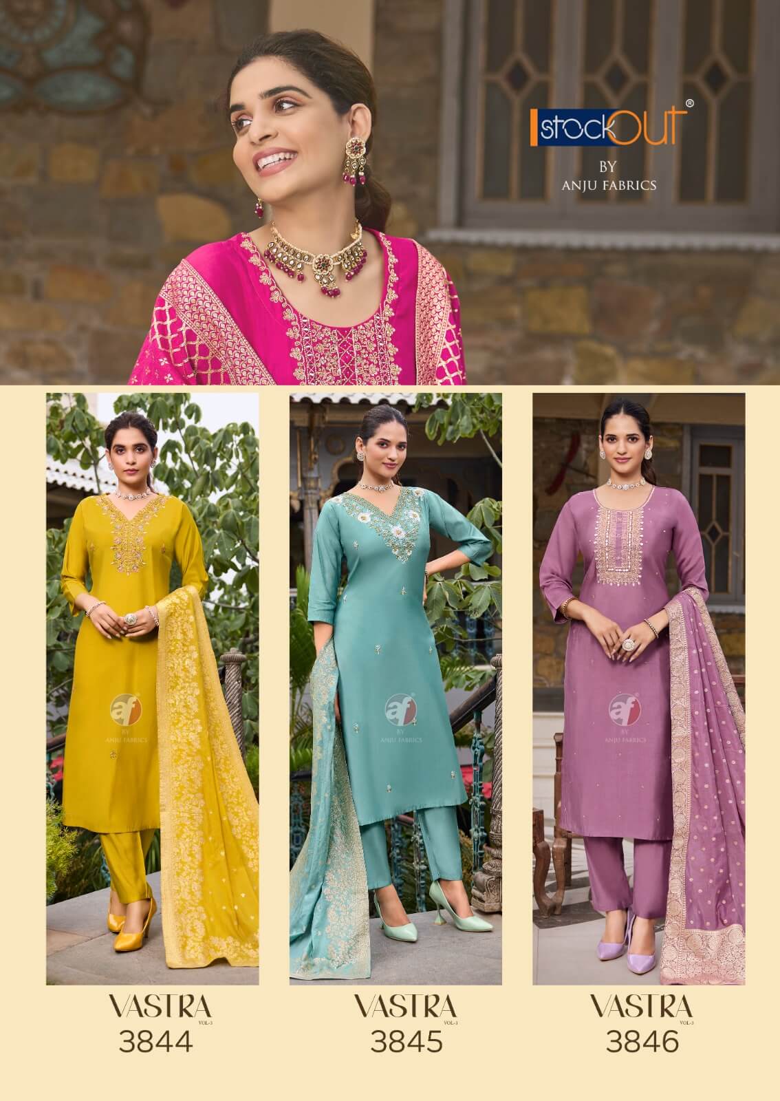 Anju Fabrics Vastra Vol 3 Readymade Dress Catalog collection 3