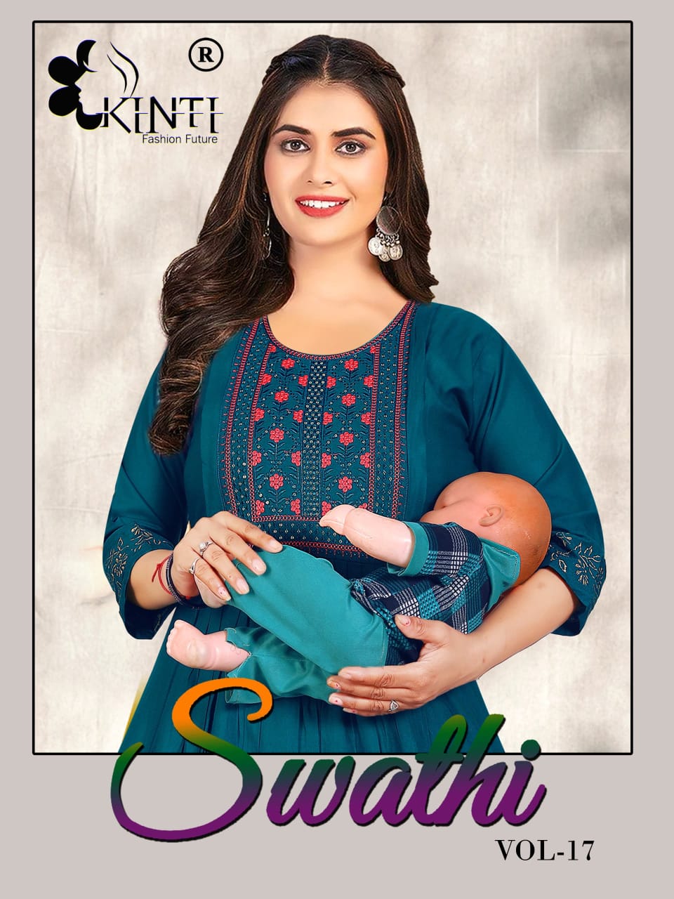 Kinti Swathi Vol 17 Feeding Kurtis Catalog collection 2