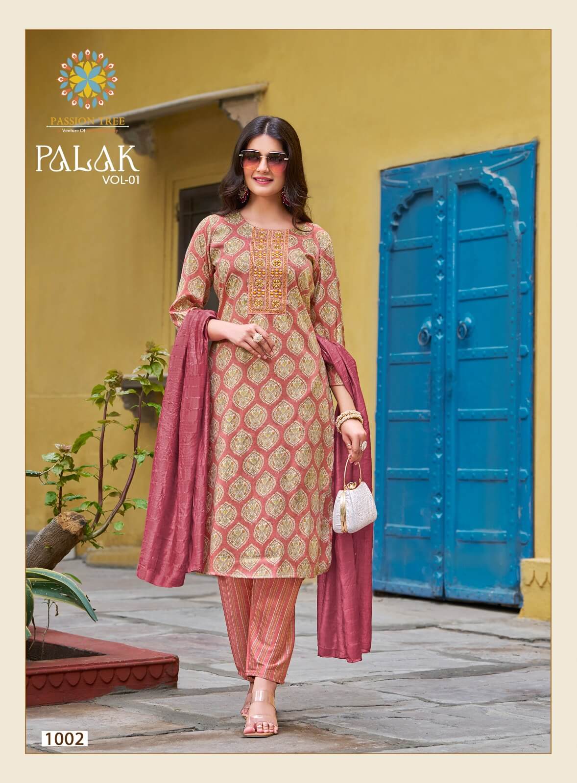 Passion Tree Palak Vol 1 Printed Salwar Kameez Catalog collection 18