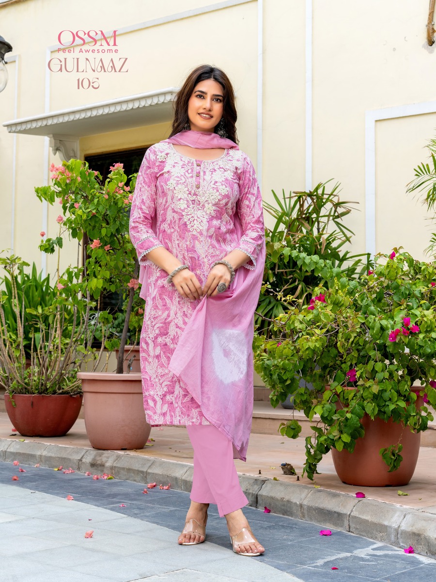 Ossm Gulnaaz Embroidery Salwar Kameez Catalog collection 2