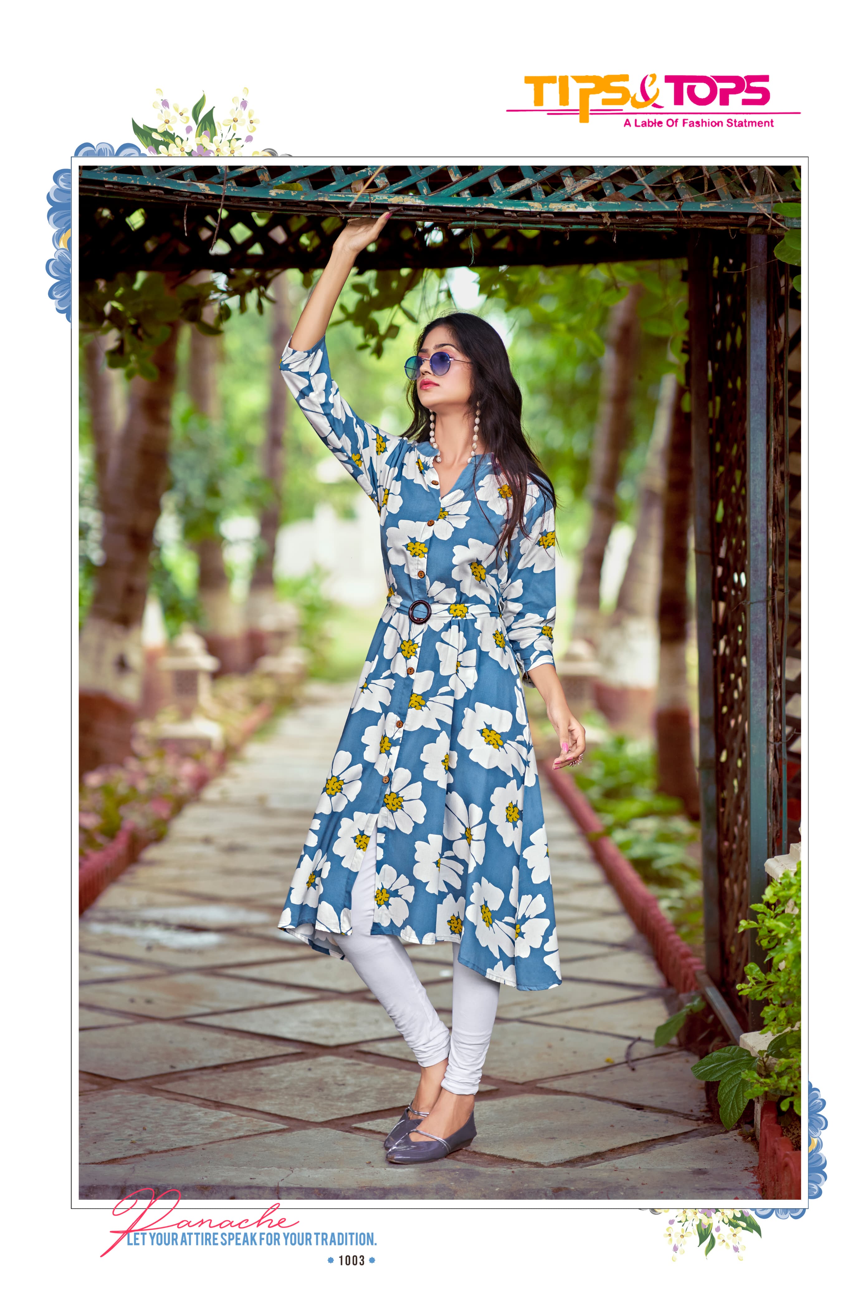 Tips And Tops Graccy Rayon Kurti Catalog collection 5