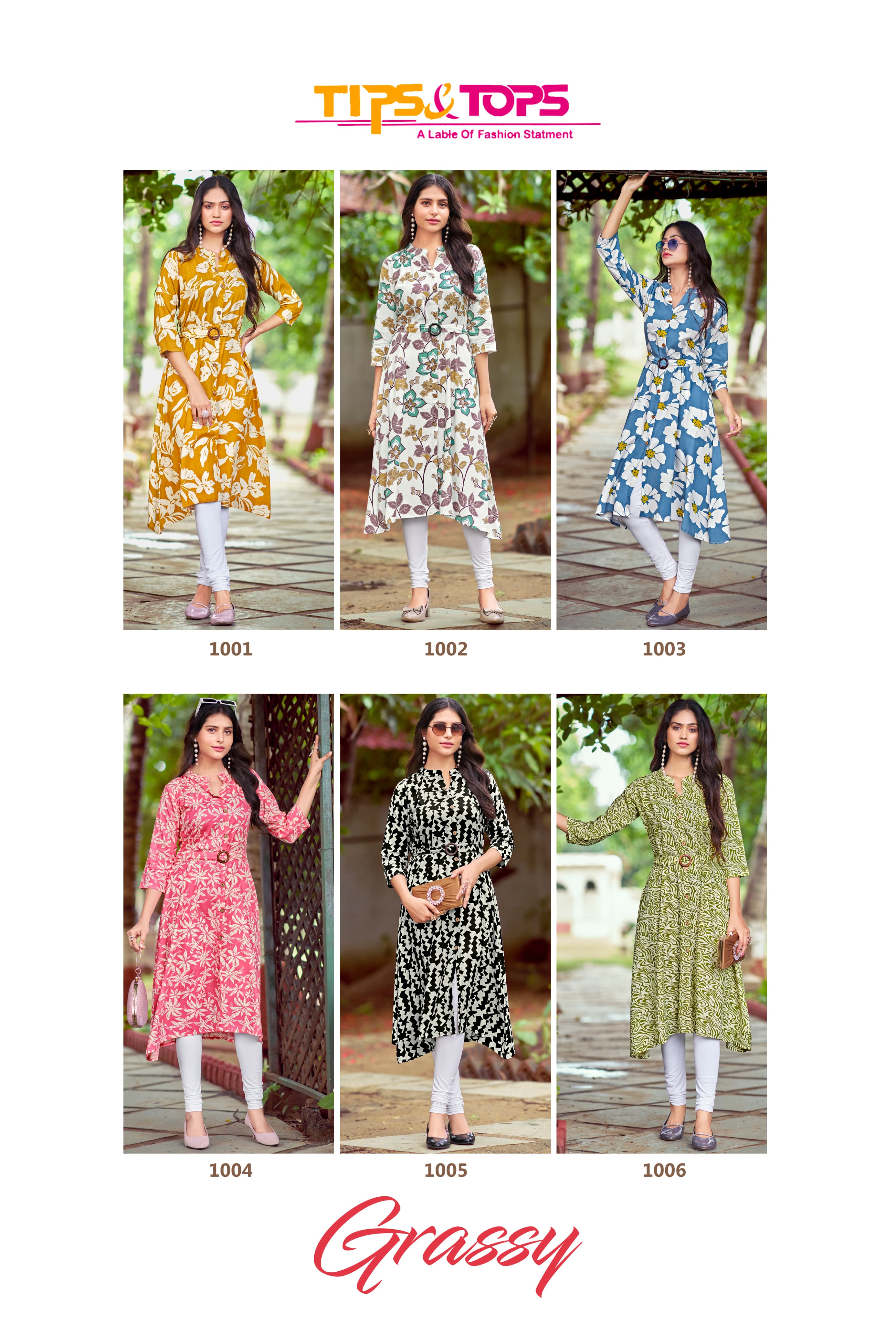 Tips And Tops Graccy Rayon Kurti Catalog collection 1