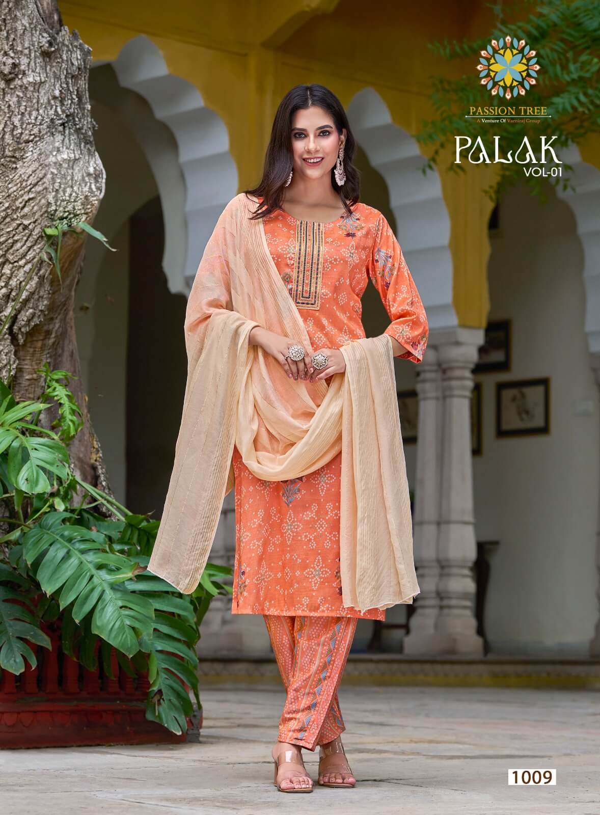 Passion Tree Palak Vol 1 Printed Salwar Kameez Catalog collection 9