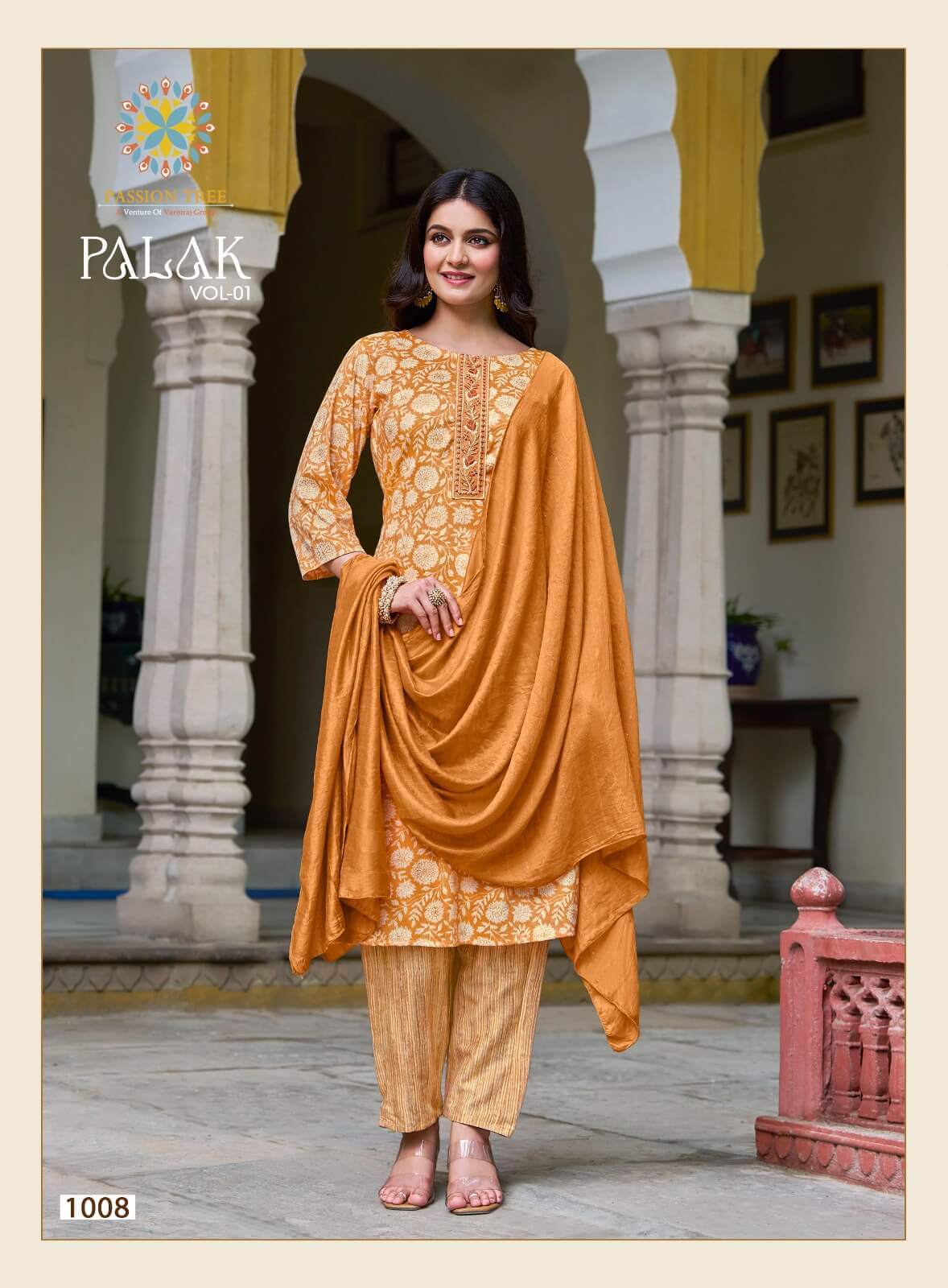 Passion Tree Palak Vol 1 Printed Salwar Kameez Catalog collection 8