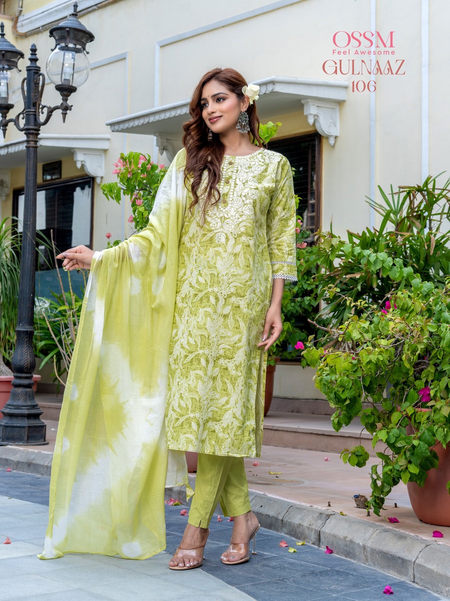 Ossm Gulnaaz Embroidery Salwar Kameez Catalog collection 7