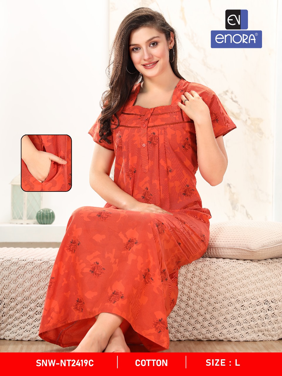 Enora Cotton Nighty Vol 1 Night Dress Catalog collection 4