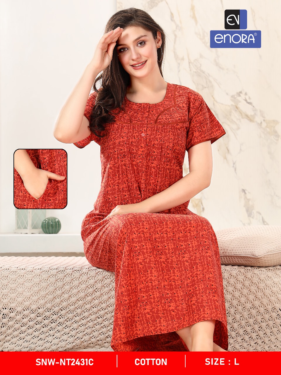 Enora Cotton Nighty Vol 1 Night Dress Catalog collection 4