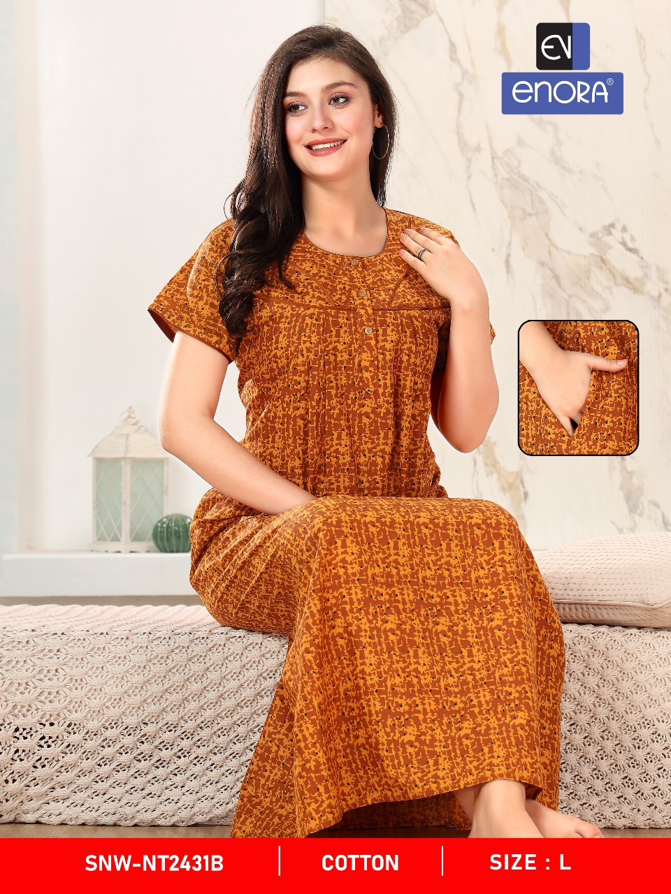 Enora Cotton Nighty Vol 4 Night Dress Catalog collection 1