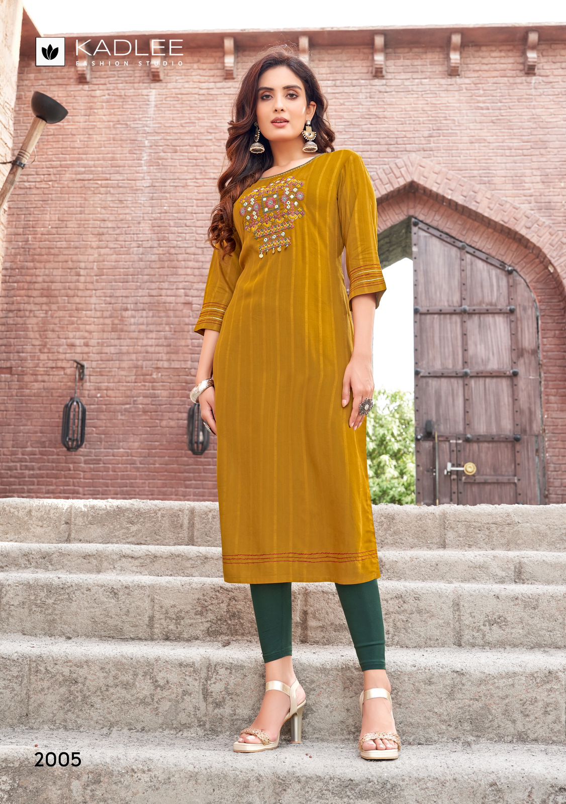 Kadlee Albeli Rayon Kurti Catalog collection 9