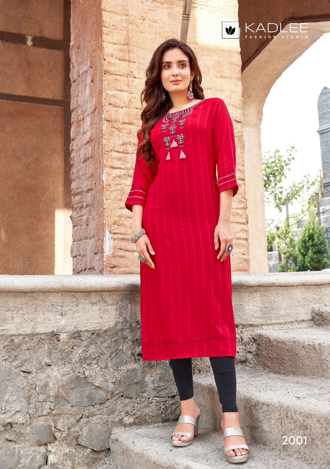 Kadlee Albeli Rayon Kurti Catalog collection 5