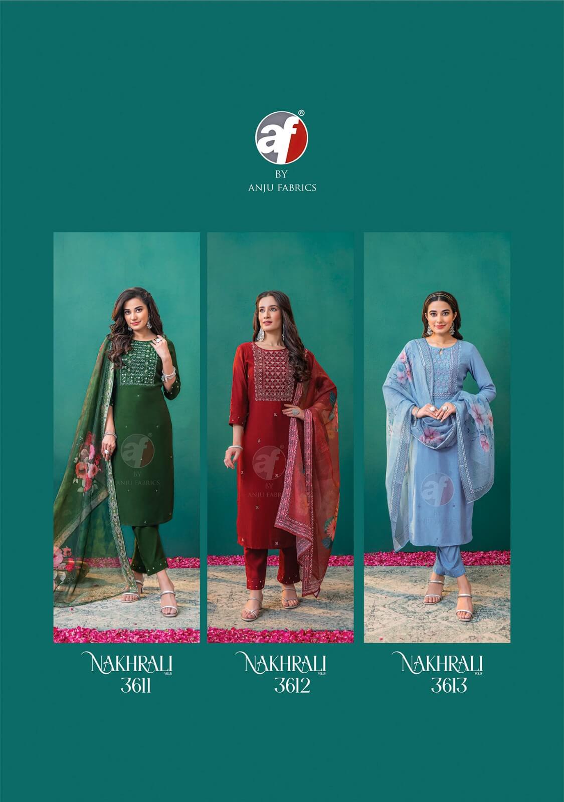 Anju Fabrics Nakhrali Vol 5 Readymade Dress Catalog collection 13