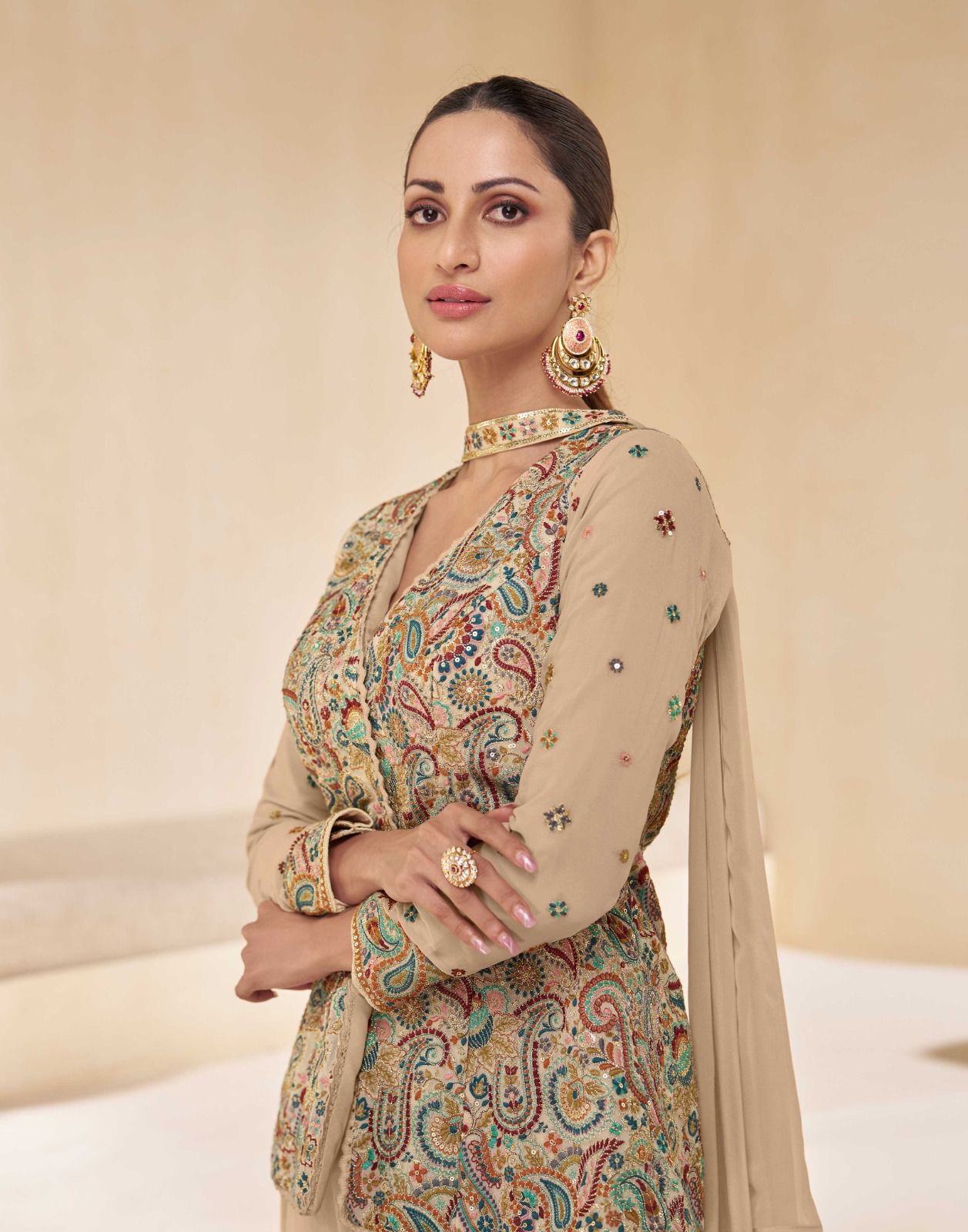 Sayuri Designer Sitara Embroidery Salwar Kameez Catalog collection 9