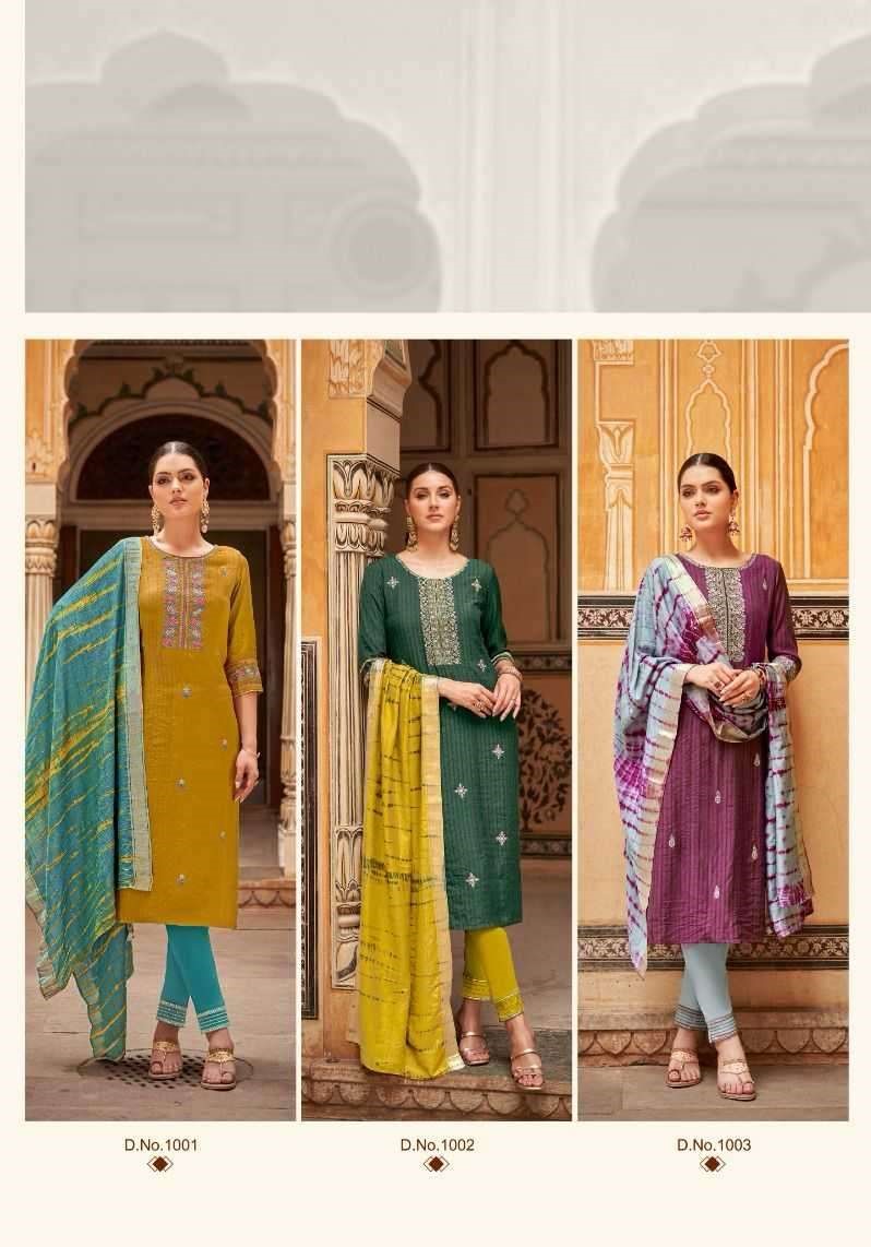 Ladies Flavour Anupama Embroidery Salwar Kameez Catalog collection 8