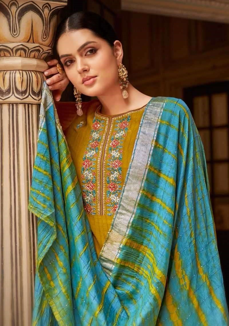 Ladies Flavour Anupama Embroidery Salwar Kameez Catalog collection 11