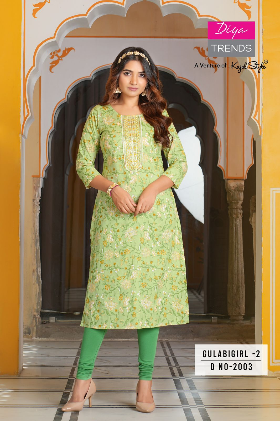 Diya Trends Cotton Kurti Cotton Kurtis Size Set collection 6