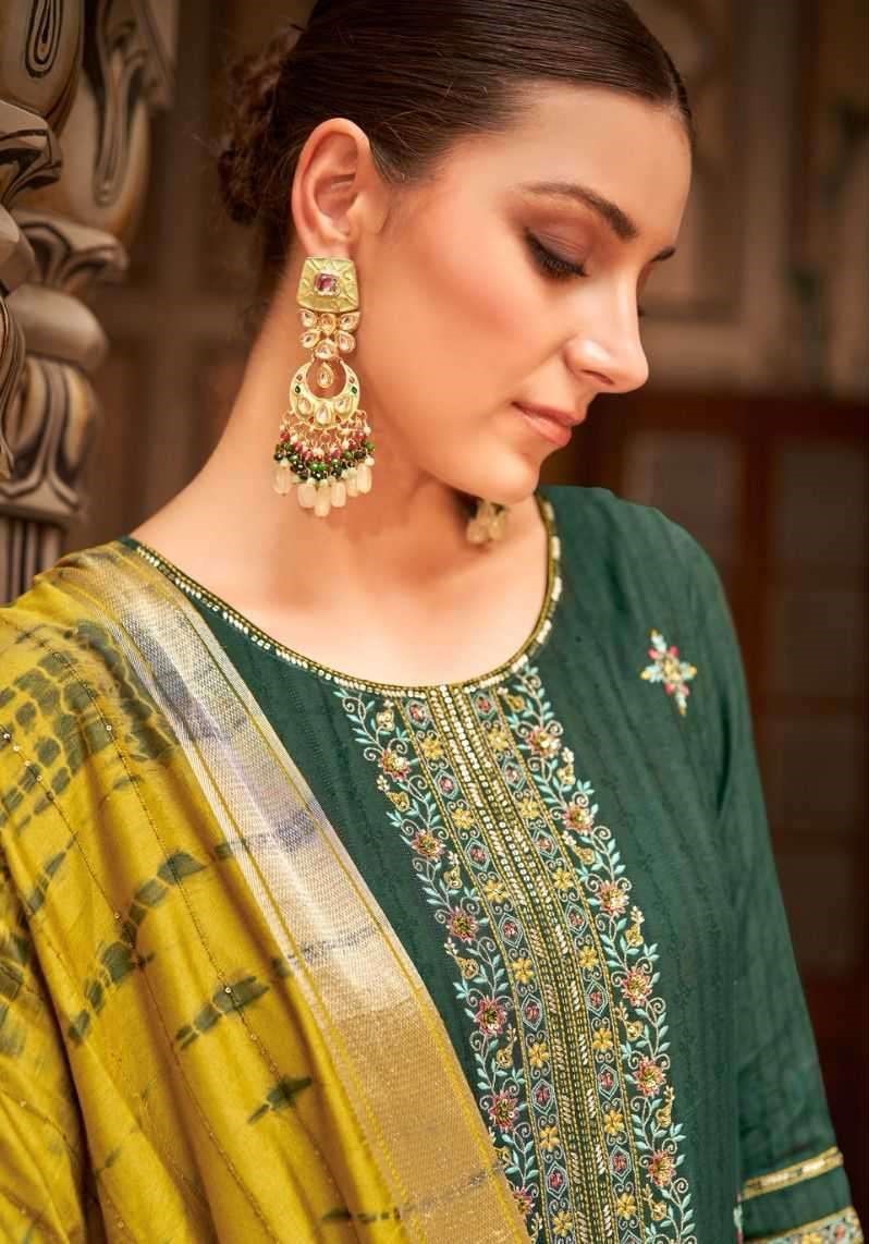 Ladies Flavour Anupama Embroidery Salwar Kameez Catalog collection 7