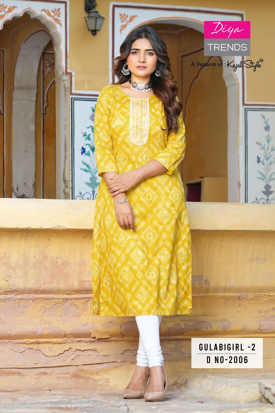 Diya Trends Cotton Kurti Cotton Kurtis Size Set collection 5