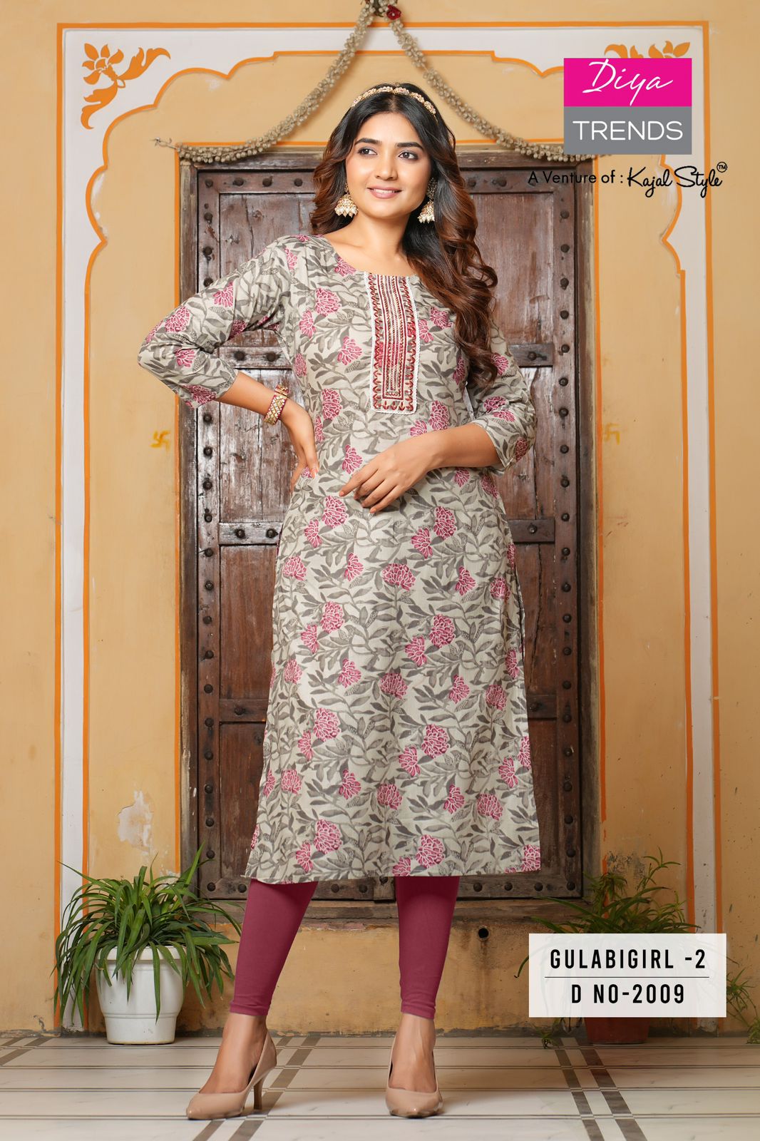 Diya Trends Cotton Kurti Cotton Kurtis Size Set collection 12