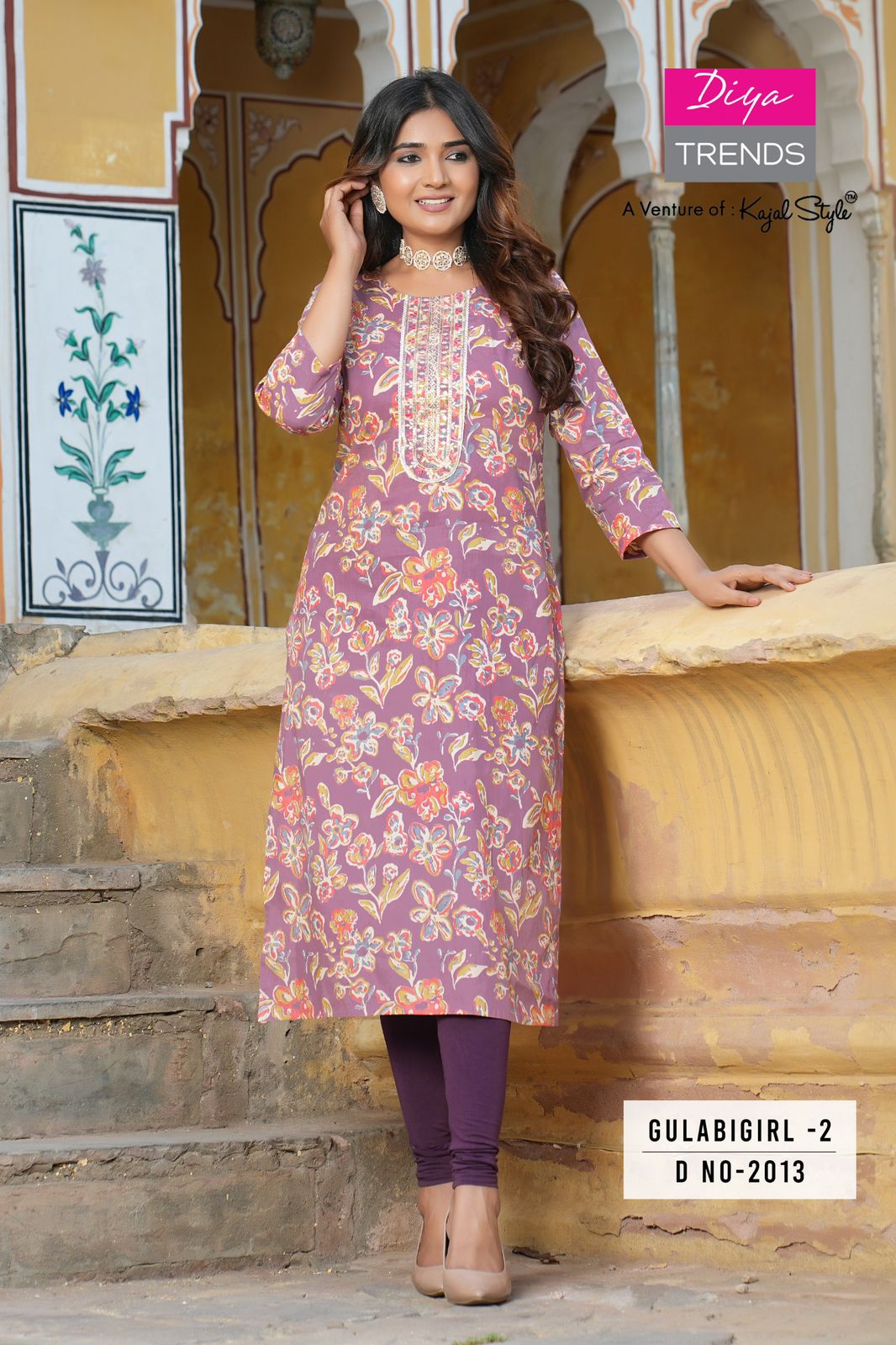 Diya Trends Cotton Kurti Cotton Kurtis Size Set collection 13